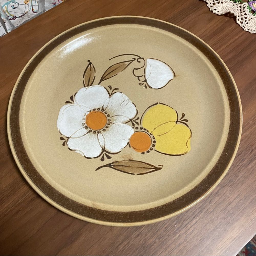 Vintage Japanese Stoneware Serving Platter